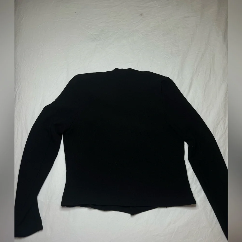 Open Blazer Black Textured Medium by George | Flowy - Picture 3 of 7